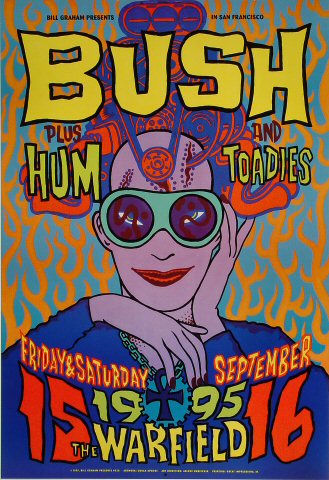 Bush 1995 Warfield BGP129 Poster