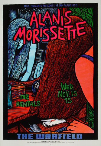 Alanis Morissette 1995 Warfield BGP133 Poster