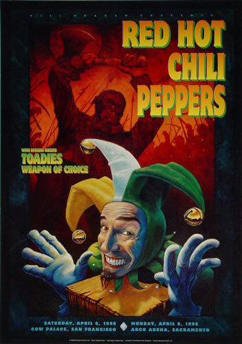 Red Hot Chili Peppers 1996 BGP140 Poster