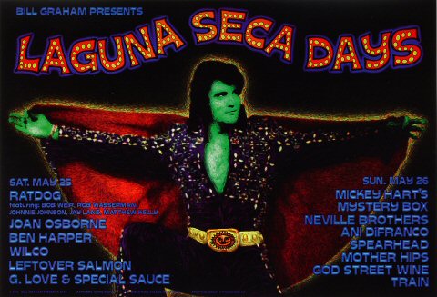 Laguna Seca Days 1996 BGP144 Poster - signed