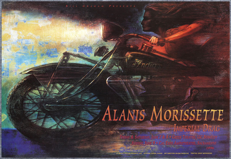 Alanis Morissette 1996 BGP146 Poster