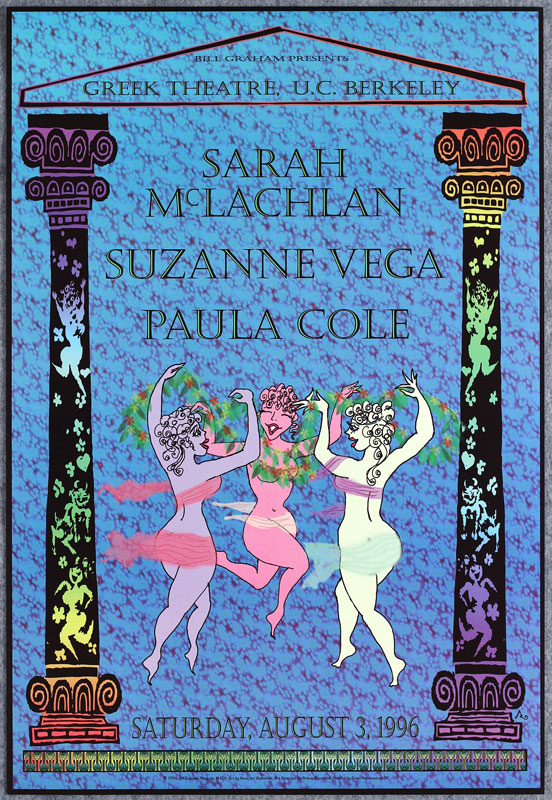Suzanne Vega 1996 BGP150 Poster