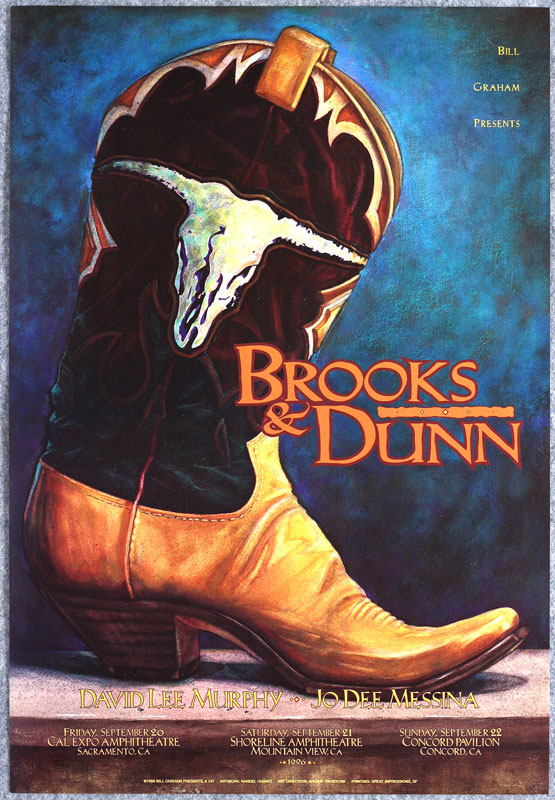 Brooks & Dunn 1996 BGP157 Poster