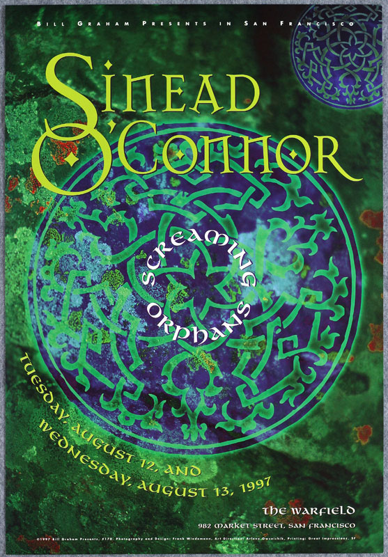 Sinead O'Connor 1997 Warfield BGP170 Poster