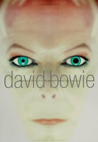 David Bowie 1997 Warfield BGP176 Poster
