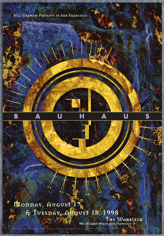 Bauhaus 1998 Warfield BGP199 Poster