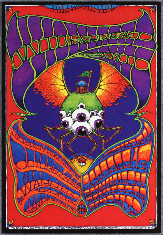 Widespread Panic 1999 Warfield BGP221 Poster