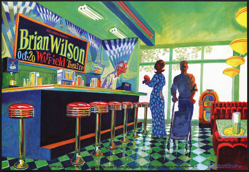 Brian Wilson 1999 Warfield BGP222 Poster
