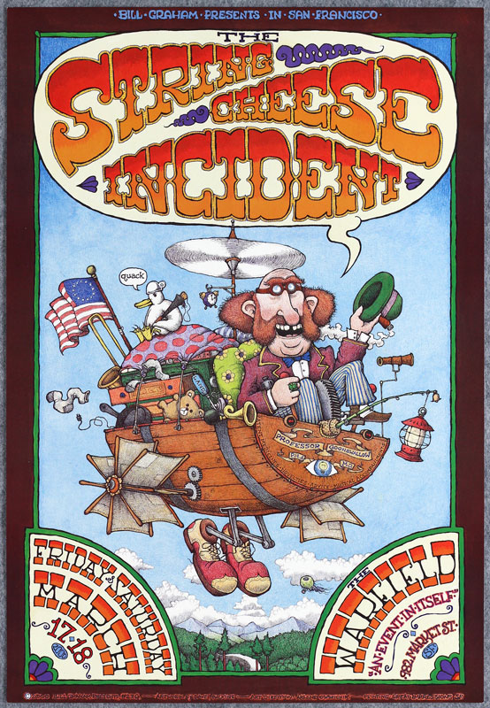 The String Cheese Incident 1999 Warfield BGP236 Poster