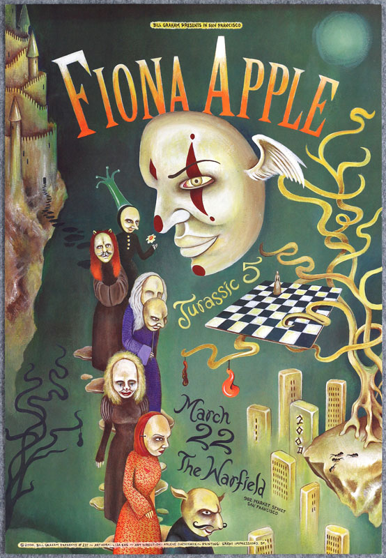 Fiona Apple 1999 Warfield BGP237 Poster