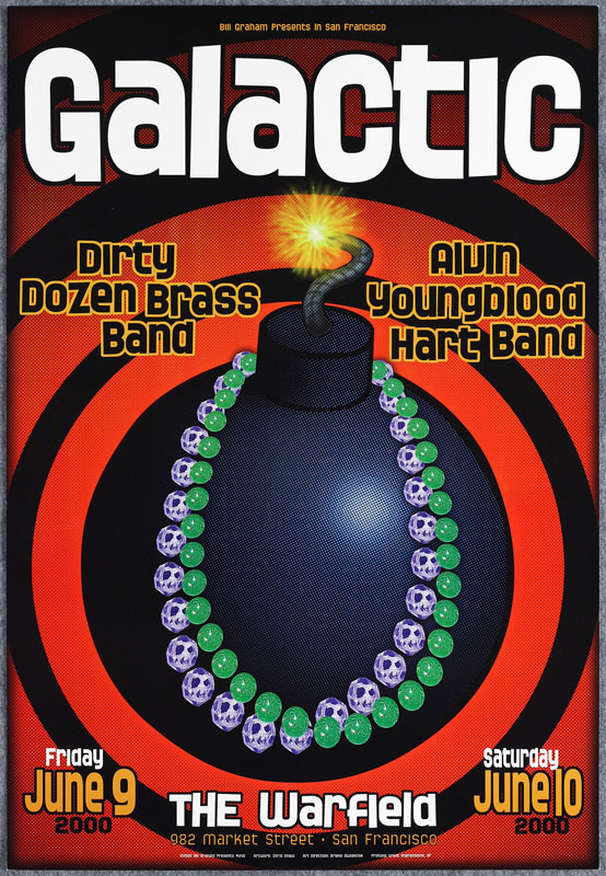 Galactic 2000 Warfield BGP240 Poster