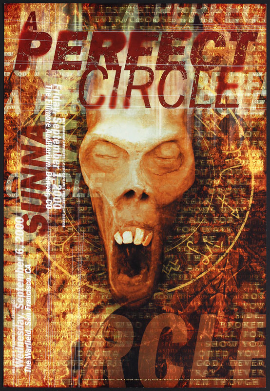 A Perfect Circle 2000 Fillmore BGP244 Poster