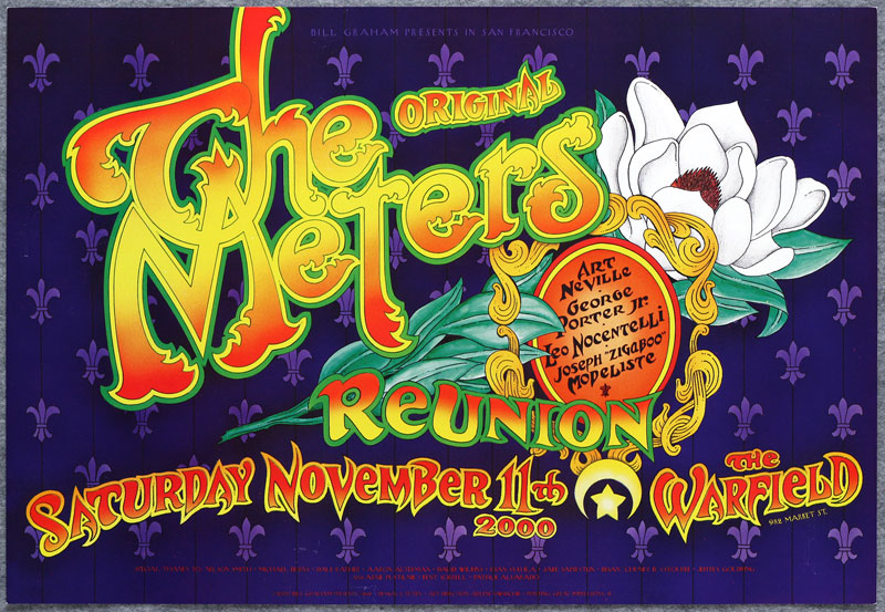 The Original Meters Reunion 2000 Warfield BGP249 Poster