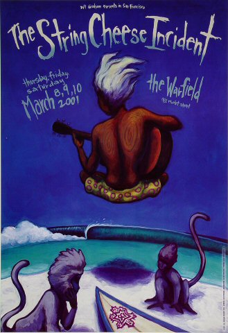 The String Cheese Incident 2001 Warfield BGP255 Poster