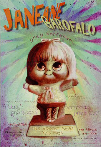 Janeane Garofalo 2001 Fillmore BGP261 Poster