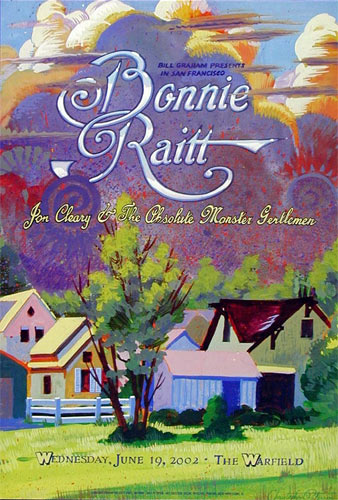 Bonnie Raitt 2002 Warfield BGP283 Poster