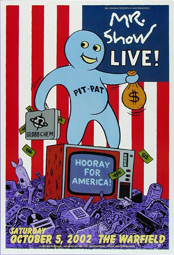 Mr. Show Live! 2002 Warfield BGP288 Poster