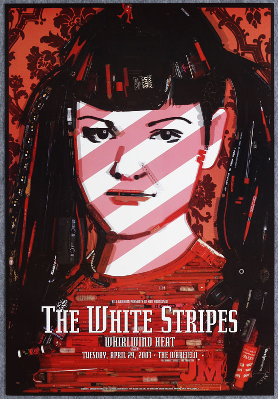 The White Stripes 2003 Warfield BGP301 Poster