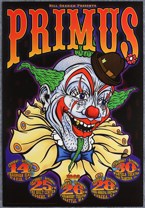 Primus 2003 Warfield BGP309 Poster