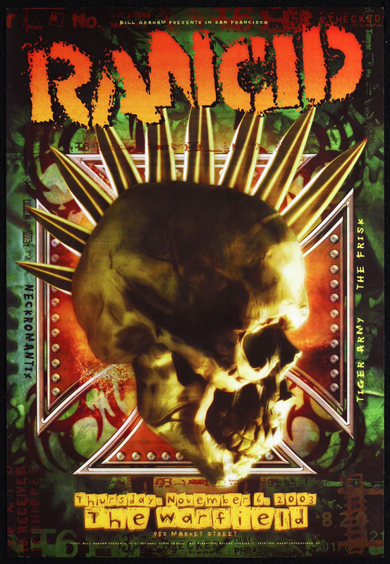 Rancid 2003 Warfield BGP312 Poster