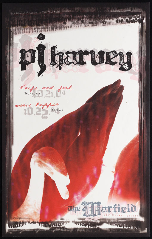 PJ Harvey 2004 Warfield BGP326 Poster