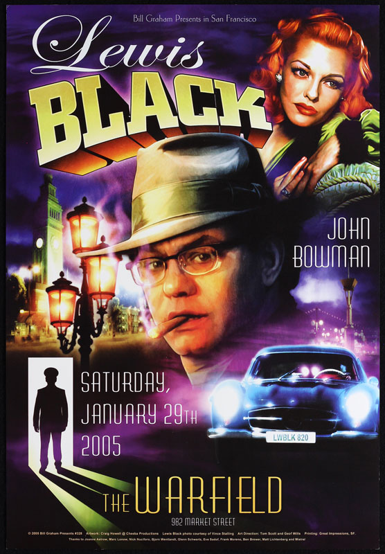 Lewis Black 2005 Warfield BGP328 Poster