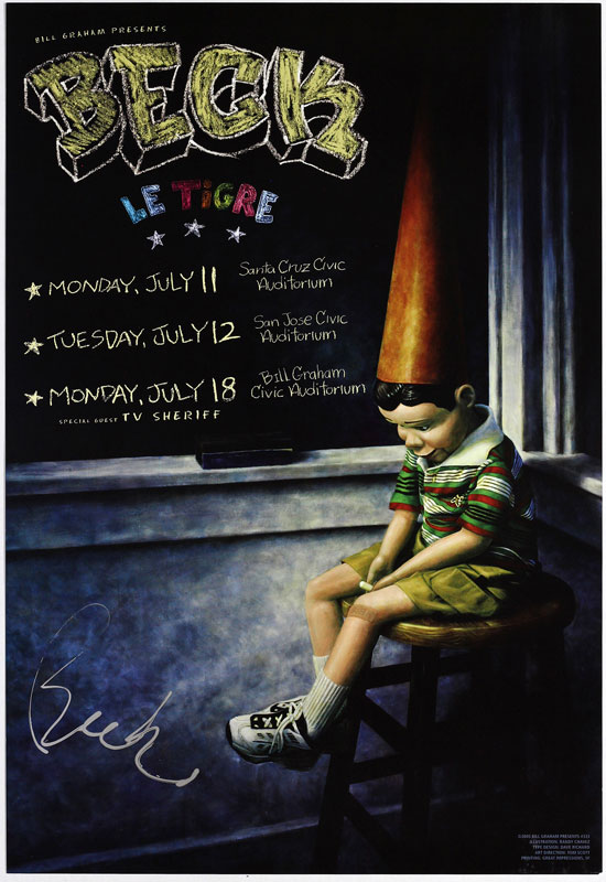 Randy Chavez Beck Autographed Poster