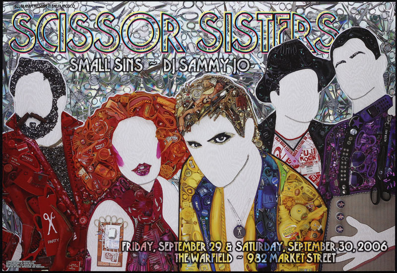 Scissor Sisters 2006 Warfield BGP345 Poster