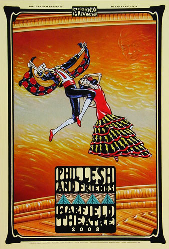 Phil Lesh and Friends 2008 Warfield BGP357 Poster