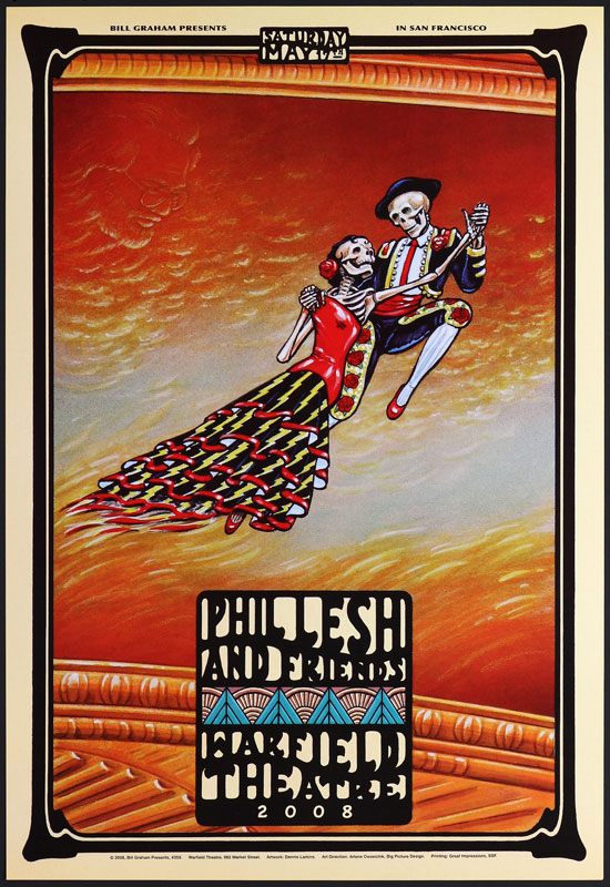 Phil Lesh and Friends 2008 Warfield BGP359 Poster