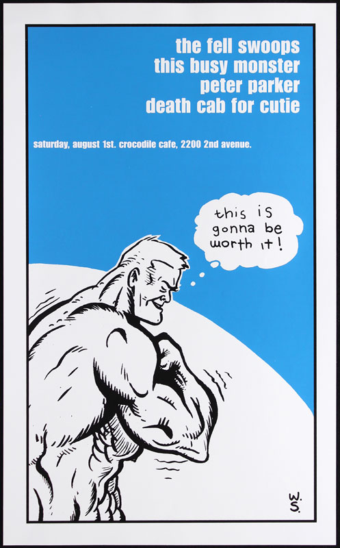 Wayne Shellabarger Death Cab For Cutie Poster