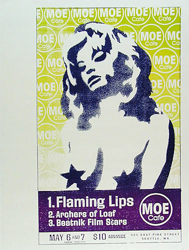 Modern Dog Flaming Lips Poster