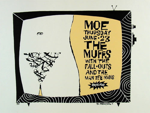 Ed Fotheringham The Muffs Poster