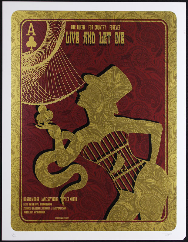 Alien Corset - David O'Daniel James Bond 007 - Live and Let Die Movie Poster