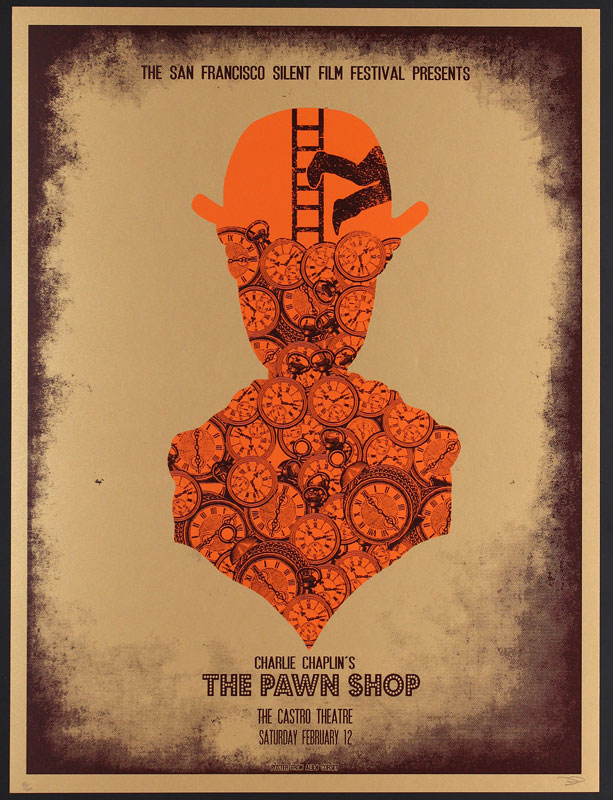 Alien Corset - David O'Daniel Charlie Chaplin - The Pawn Shop Movie Poster