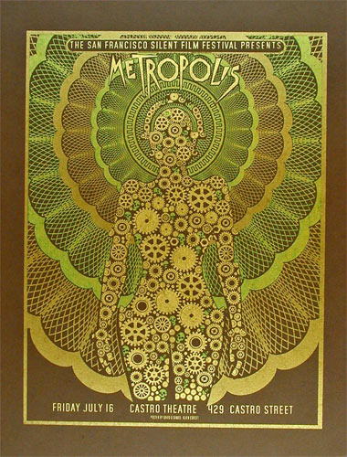 Alien Corset - David O'Daniel Metropolis Movie Poster