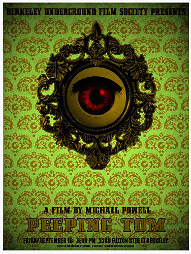 Alien Corset - David O'Daniel Michael Powell Peeping Tom Movie Poster
