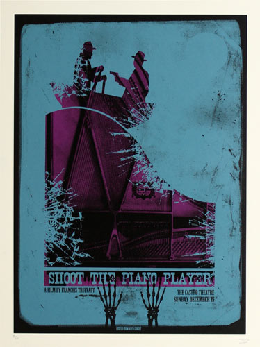 Alien Corset - David O'Daniel Francois Truffaut's Shoot the Piano Player Movie Poster
