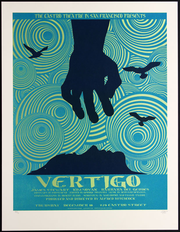 Alien Corset Alfred Hitchcock Vertigo Movie Poster