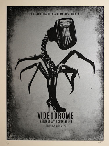 Alien Corset - David O'Daniel David Cronenberg Videodrome Movie Poster