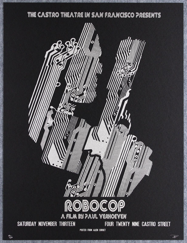 Alien Corset - David O'Daniel Robocop Movie Poster