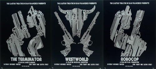 Alien Corset - David O'Daniel The Terminator Westworld Robocop Set of 3 Movie Posters