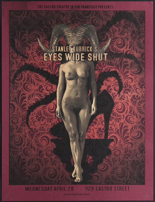 Alien Corset - David O'Daniel Stanley Kubrick Eyes Wide Shut Movie Poster
