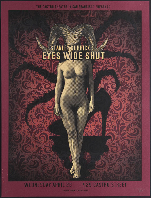 Alien Corset - David O'Daniel Stanley Kubrick Eyes Wide Shut Movie Poster