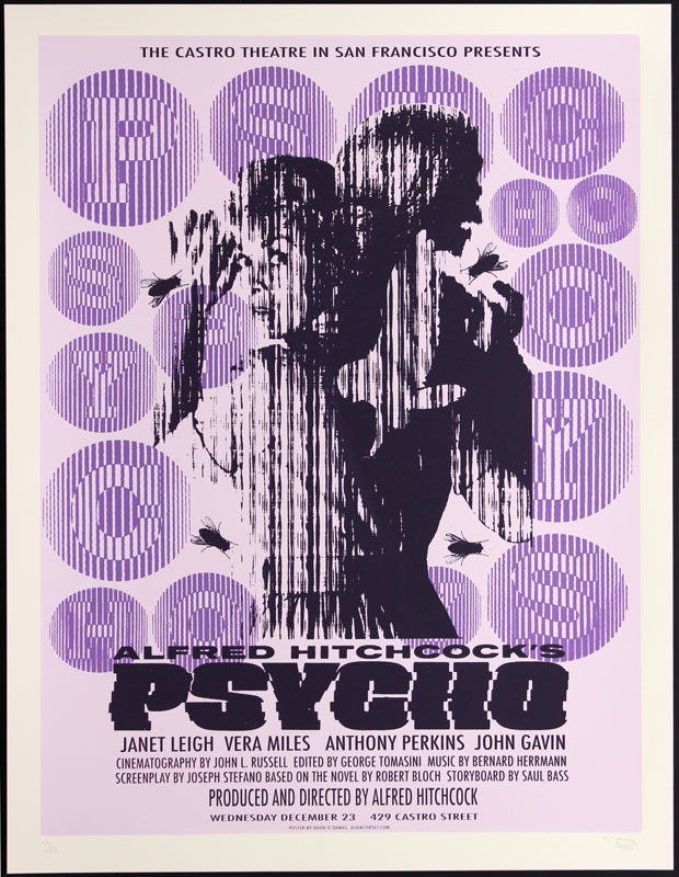 Alfred Hitchcock Psycho Movie Poster