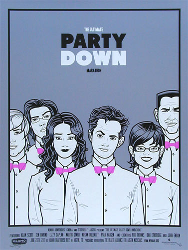 Scrojo Party Down Marathon Poster
