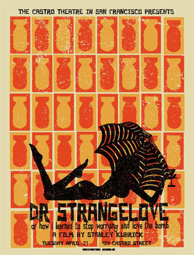 Alien Corset Stanley Kubrick Dr. Strangelove Movie Poster