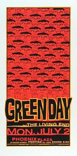 Glenn Barr Green Day Poster