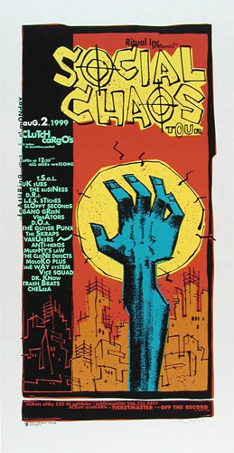 Glenn Barr Social Chaos Tour Poster