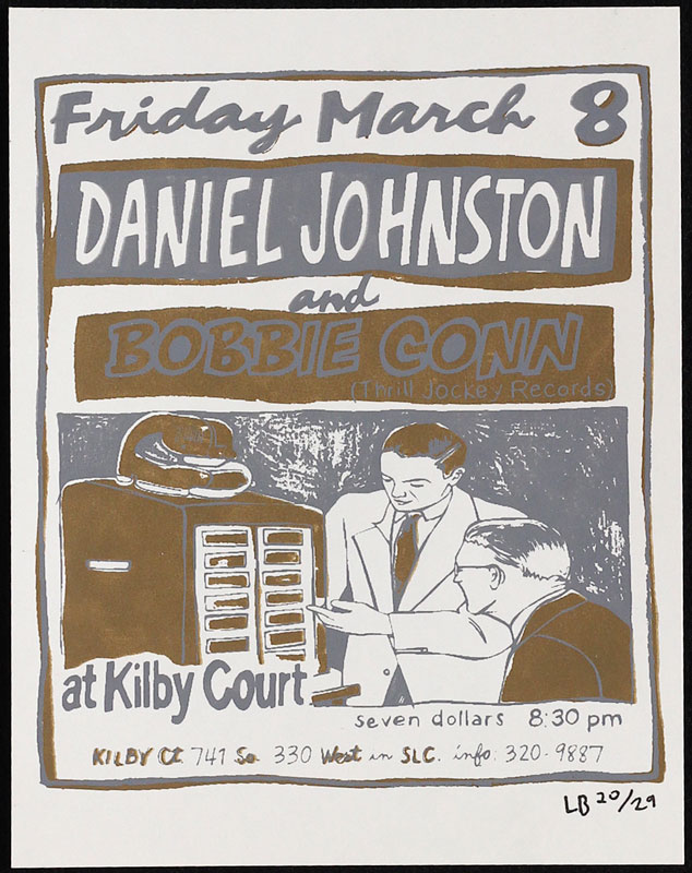 Leia Bell Daniel Johnston Poster